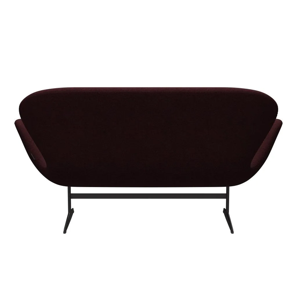 Fritz Hansen Swan™ Sofa 2 Seater, Warm Graphite/Divina Melange Pink Dark