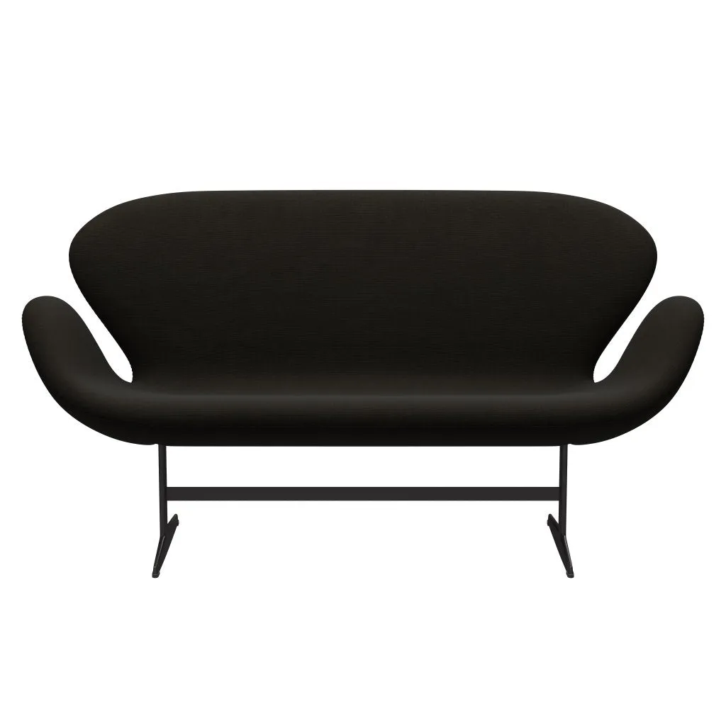 Fritz Hansen Swan™ Sofa 2 Seater, Warm Graphite/Fame Dark