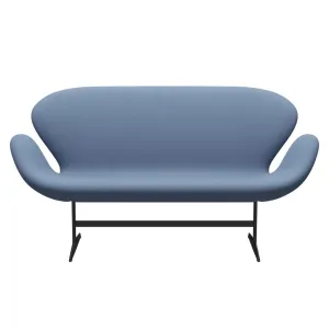 Fritz Hansen Swan™ Sofa 2 Seater, Warm Graphite/Fame Grey Blue