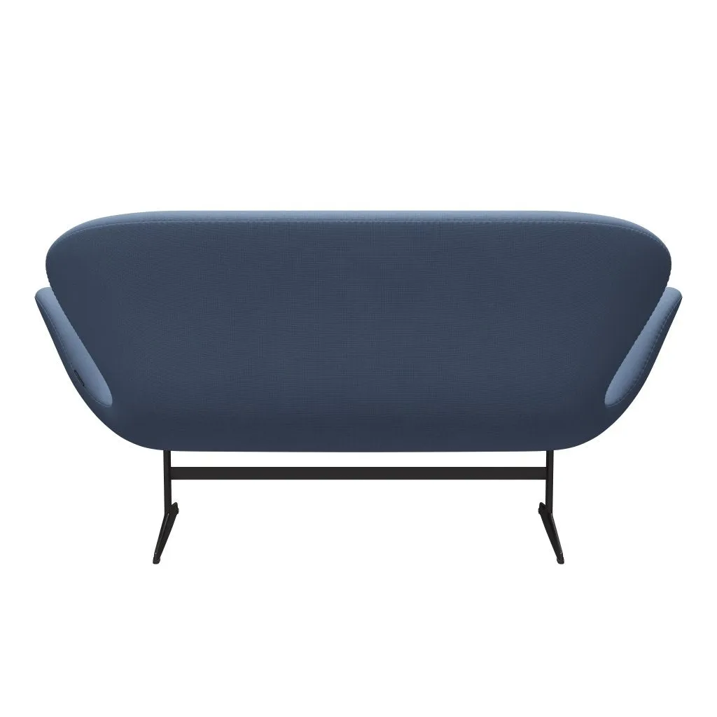 Fritz Hansen Swan™ Sofa 2 Seater, Warm Graphite/Fame Grey Blue