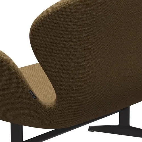 Fritz Hansen Swan™ Sofa 2 Seater, Warm Graphite/Re Wool Mustard/Natural