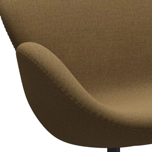 Fritz Hansen Swan™ Sofa 2 Seater, Warm Graphite/Re Wool Mustard/Natural