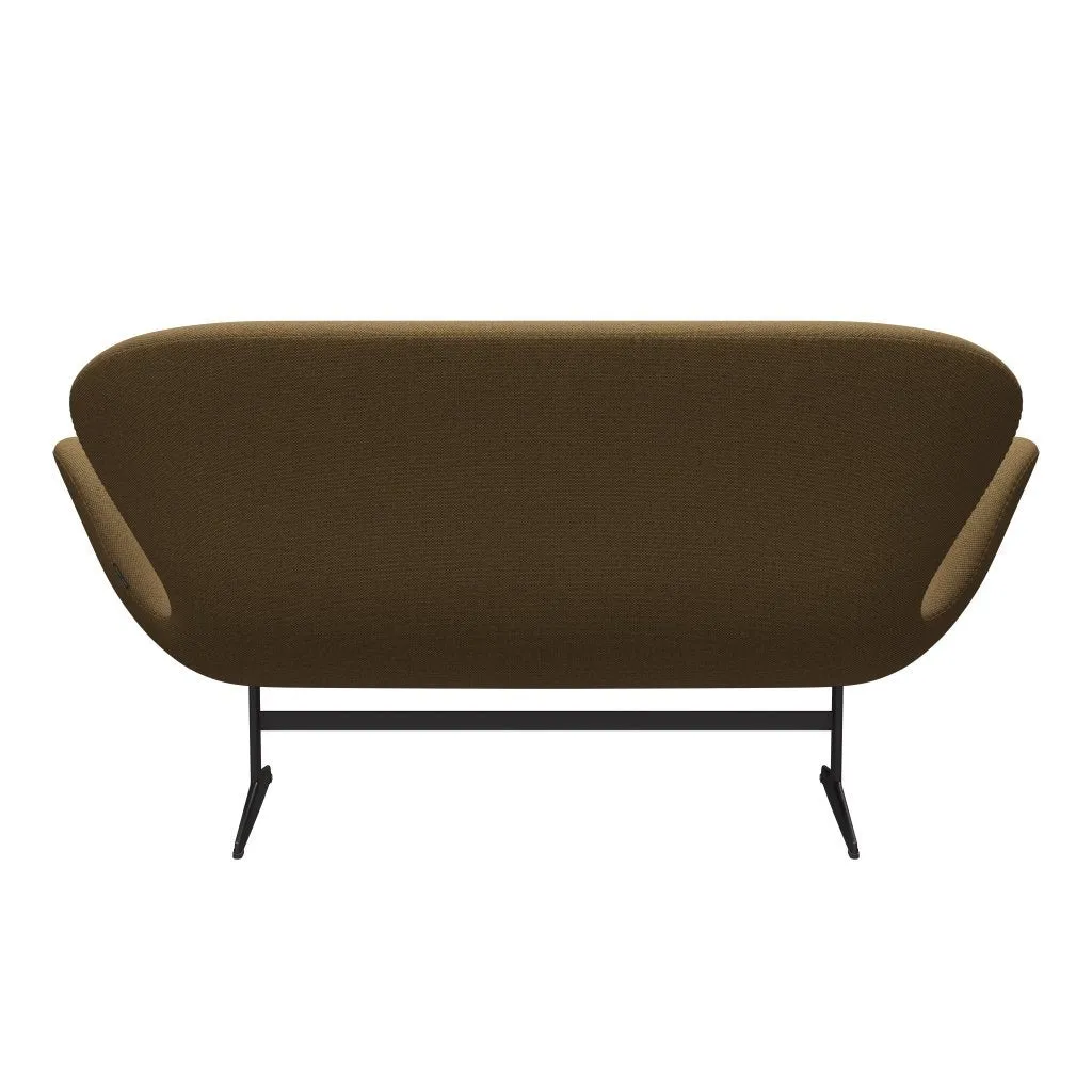 Fritz Hansen Swan™ Sofa 2 Seater, Warm Graphite/Re Wool Mustard/Natural