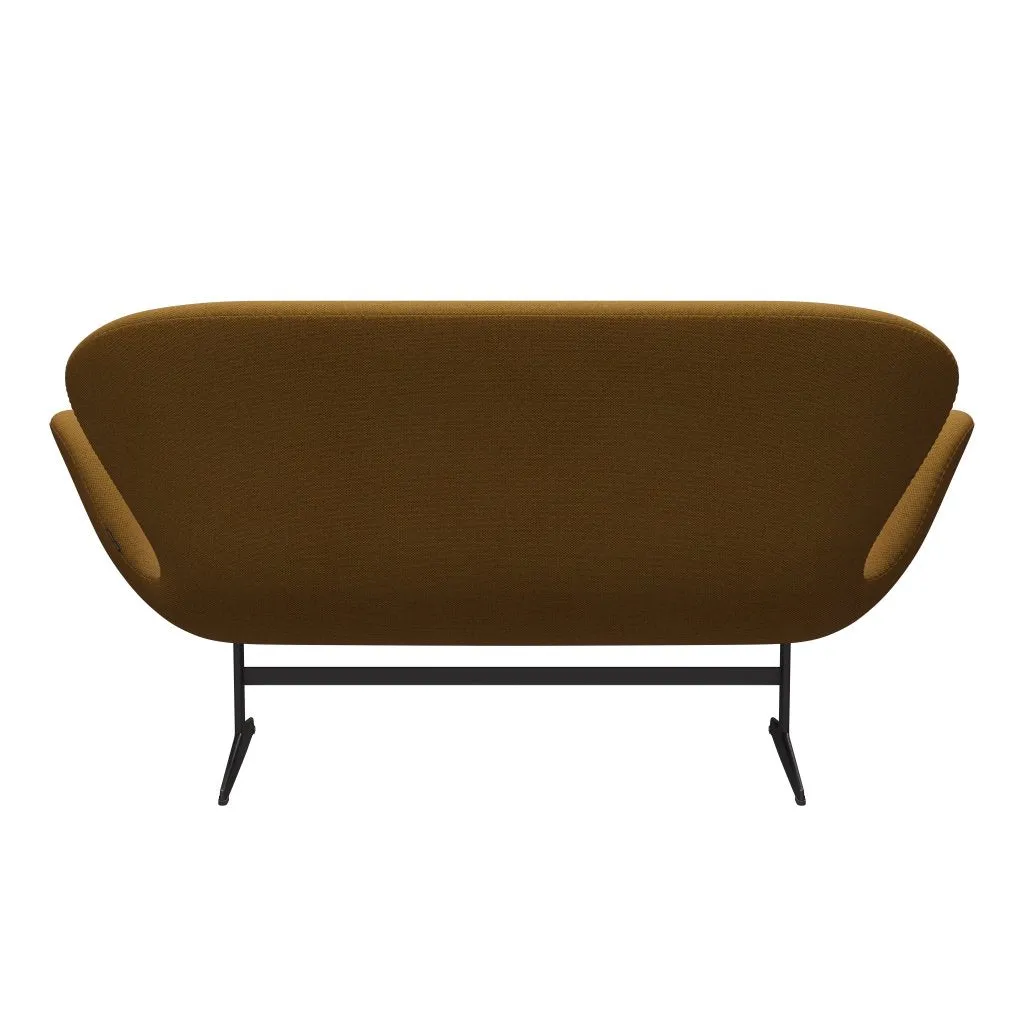 Fritz Hansen Swan™ Sofa 2 Seater, Warm Graphite/Re Wool Saffron/Natural