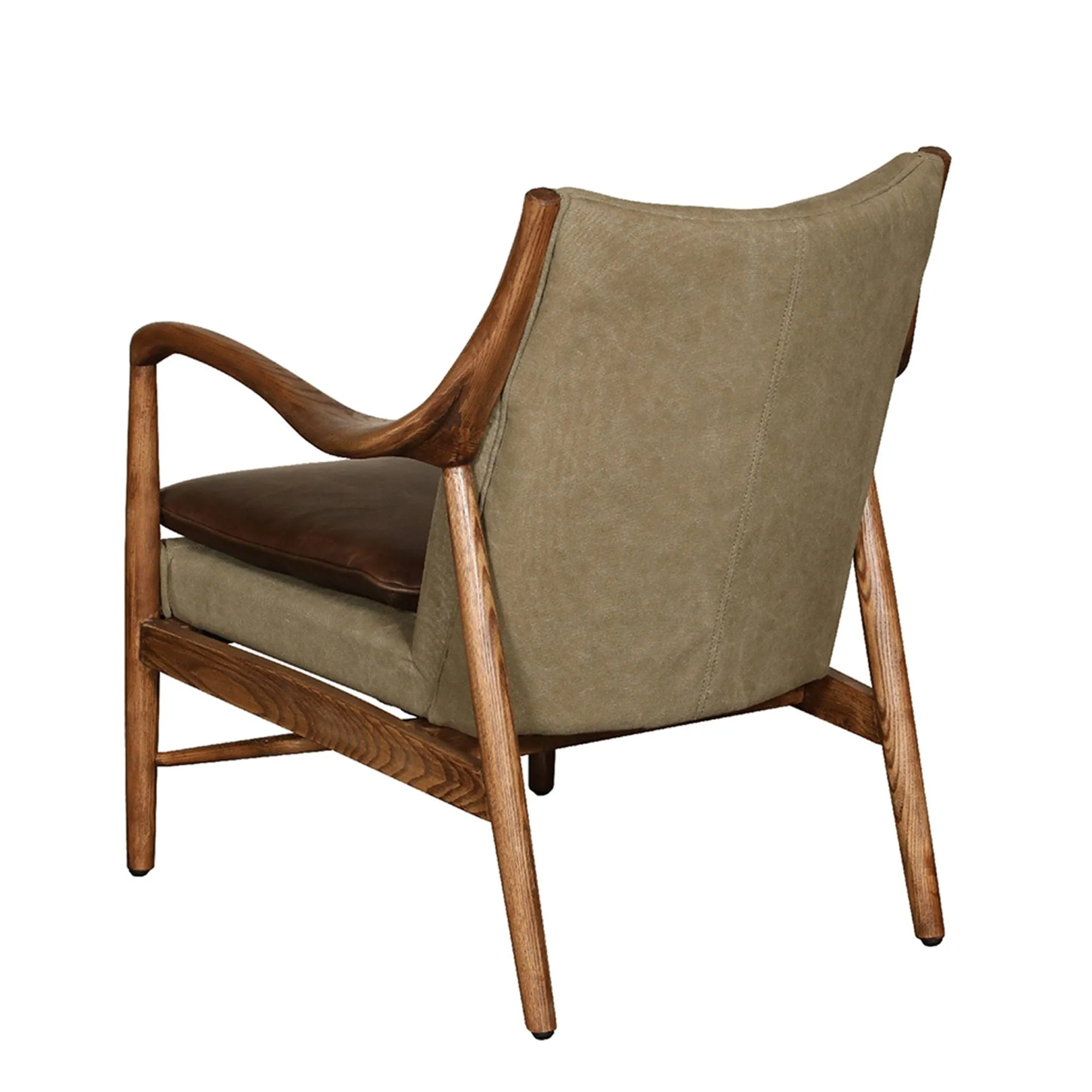 Galverston - Leisure Chair In Fabric & Leather
