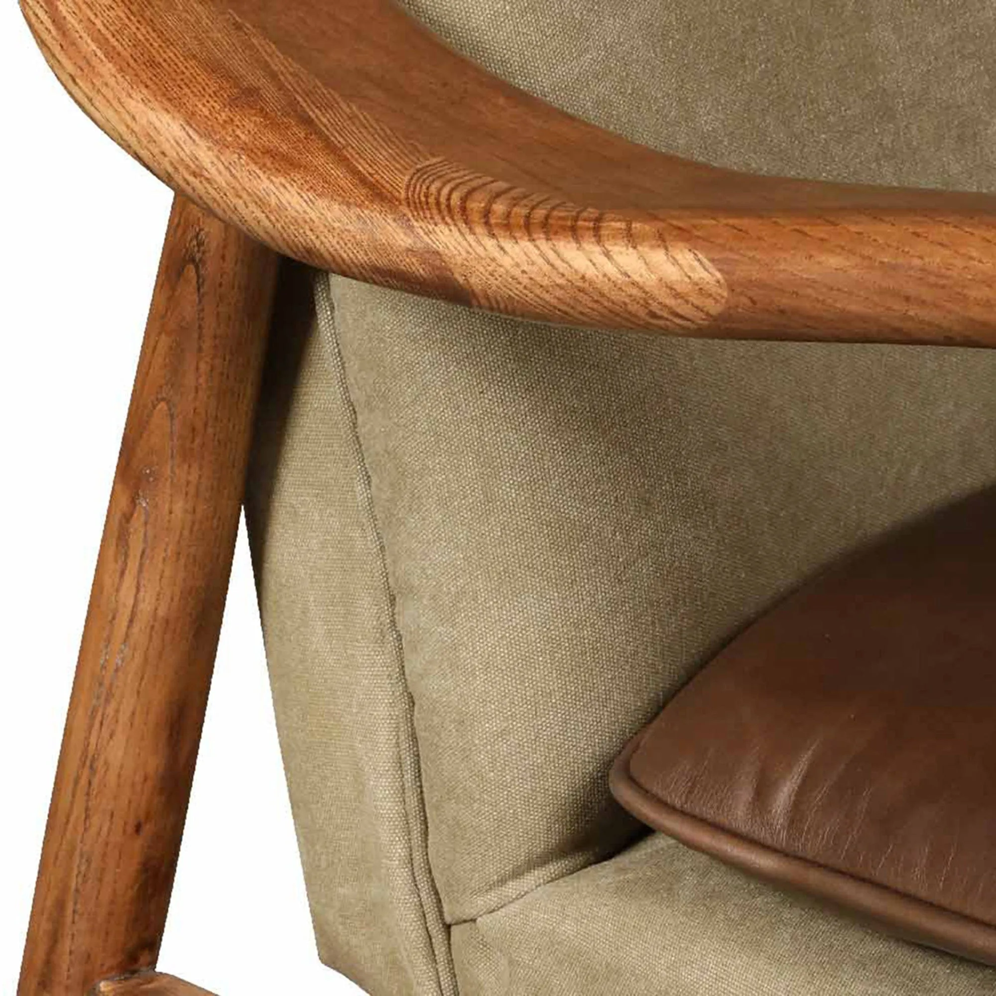 Galverston - Leisure Chair In Fabric & Leather