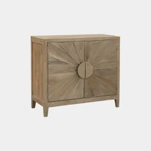 Georgetown - 2 Door Small Sideboard In Smoky Grey Reclaimed Timber