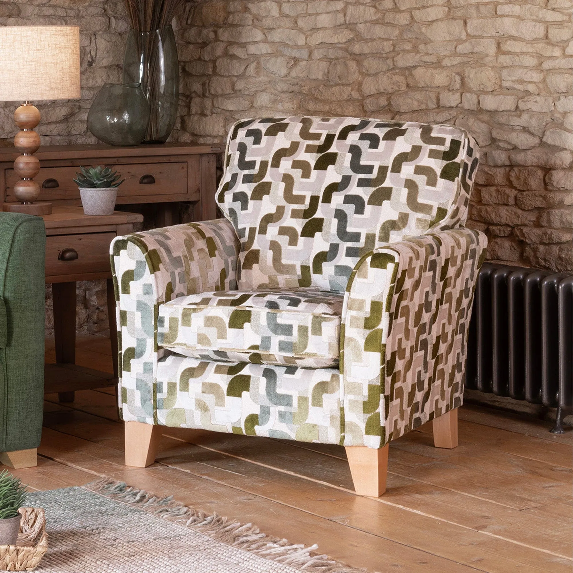 Georgia - Accent Chair In Fabric