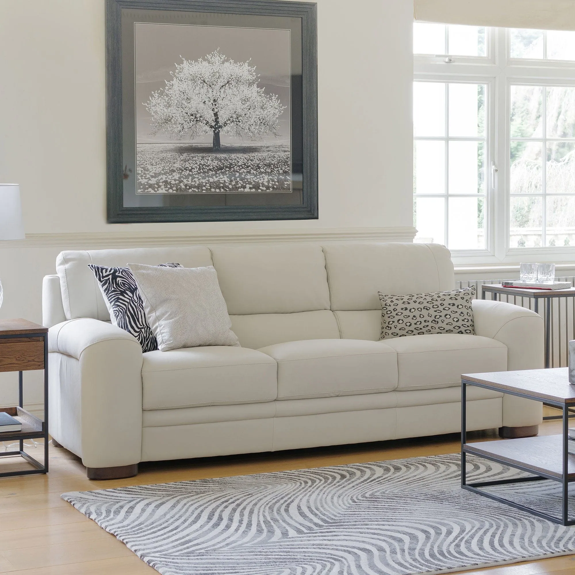 Giovanni - 3 Seat Sofa In Leather