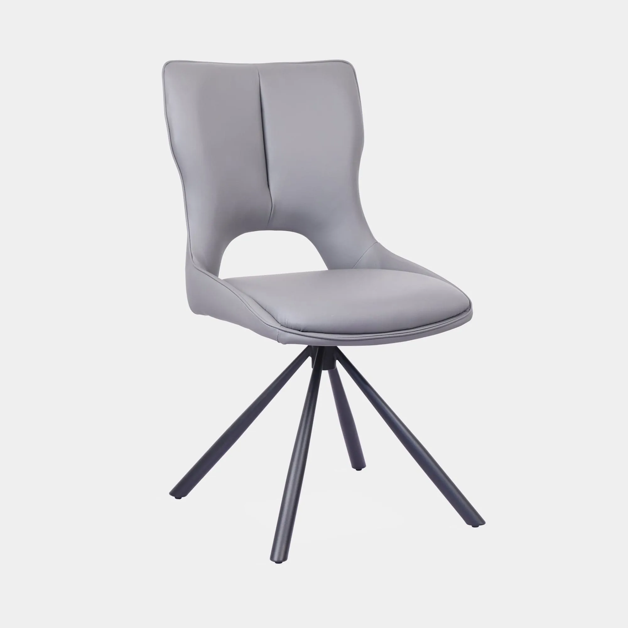 Grigio - Swivel Dining Chair In PU