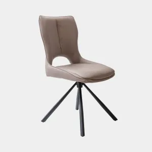 Grigio - Swivel Dining Chair In PU