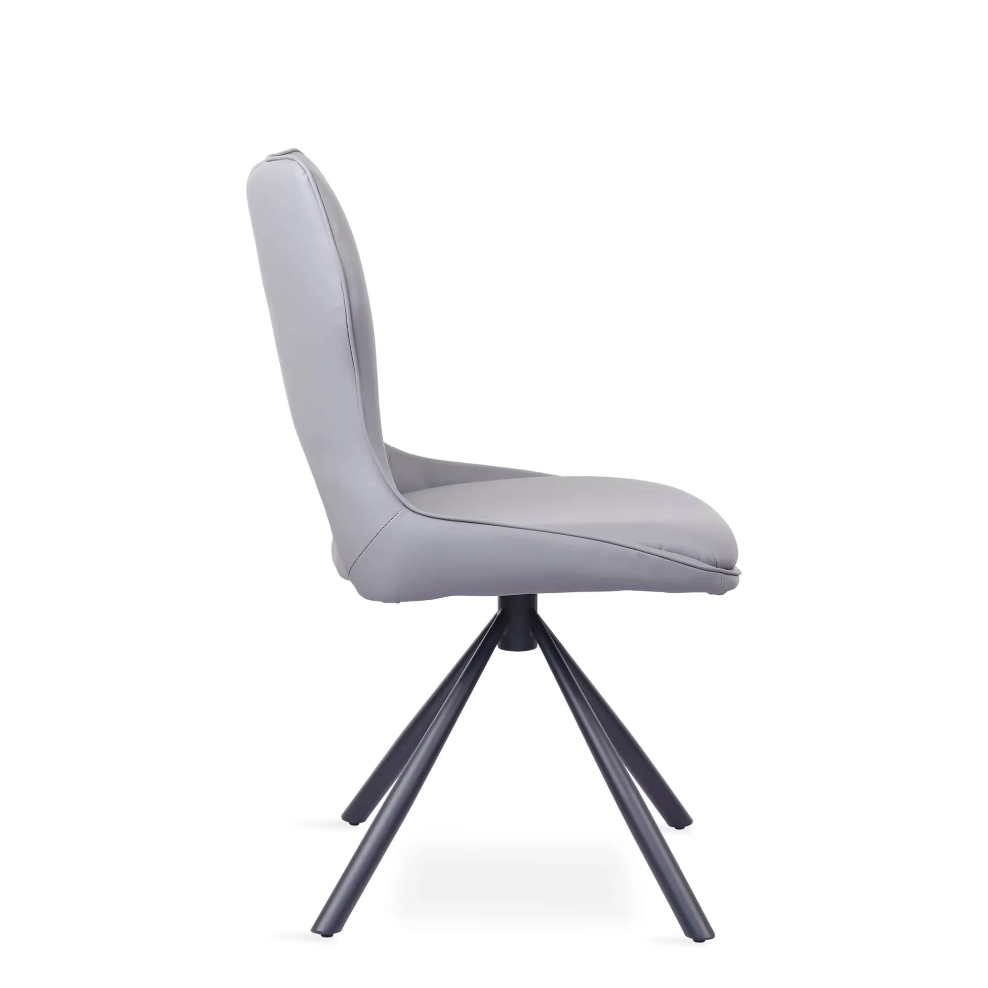 Grigio - Swivel Dining Chair In PU