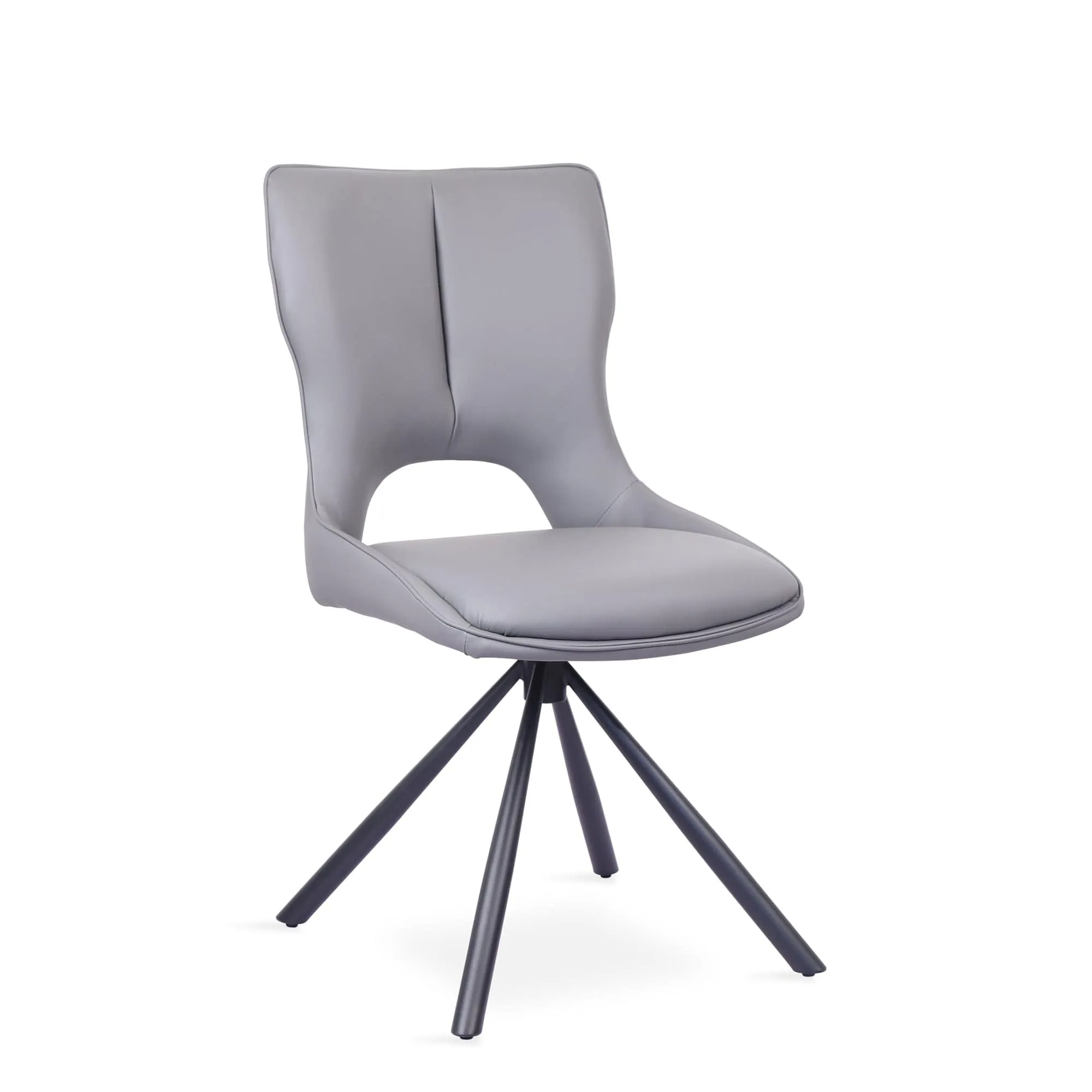 Grigio - Swivel Dining Chair In PU