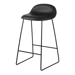 Gubi 3D Counter Stool - Sledge Base - Fully Upholstered