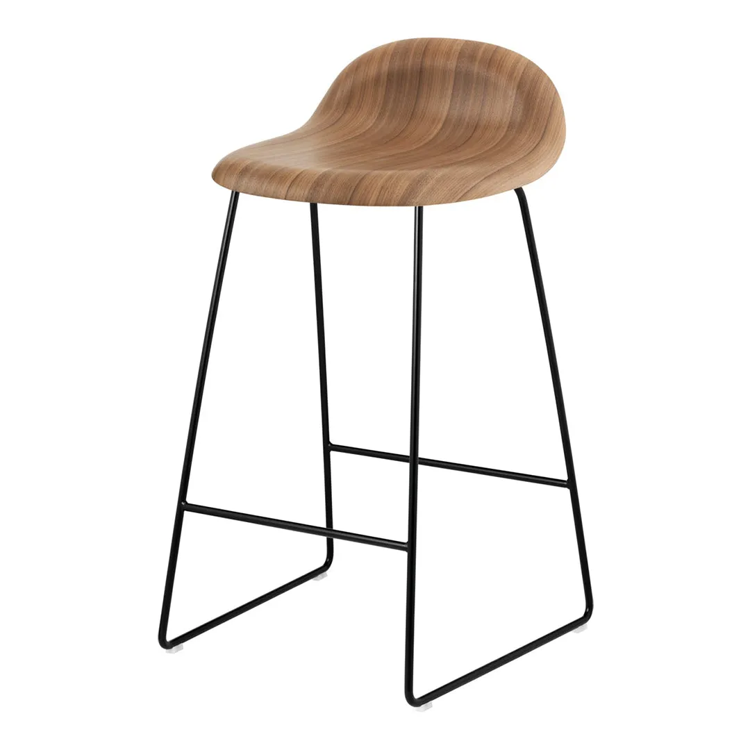 Gubi 3D Counter Stool - Sledge Base
