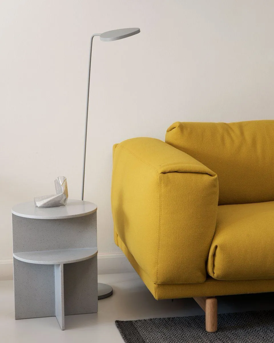 Halves Side Table by MSDS, Light Grey