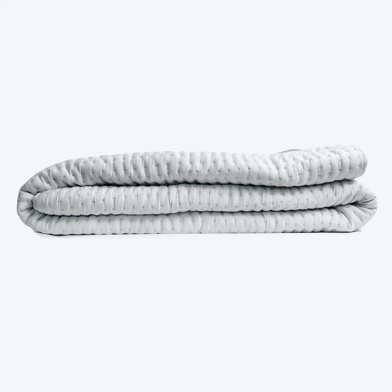 Hand Stitched Coverlet, Gray