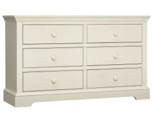 Hanley 6-Drawer Dresser - Chalk