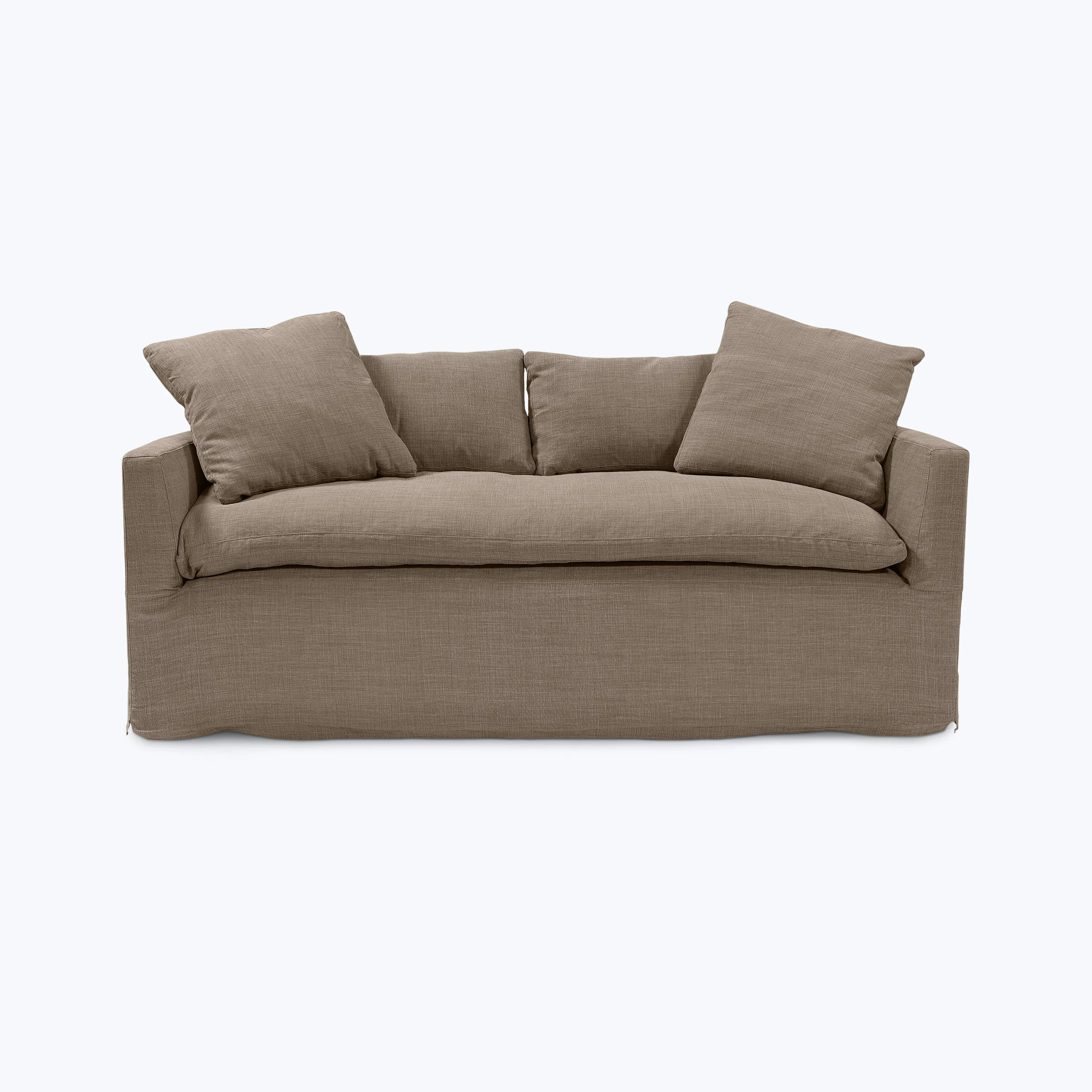 Havana Curved Slipcovered Sofa