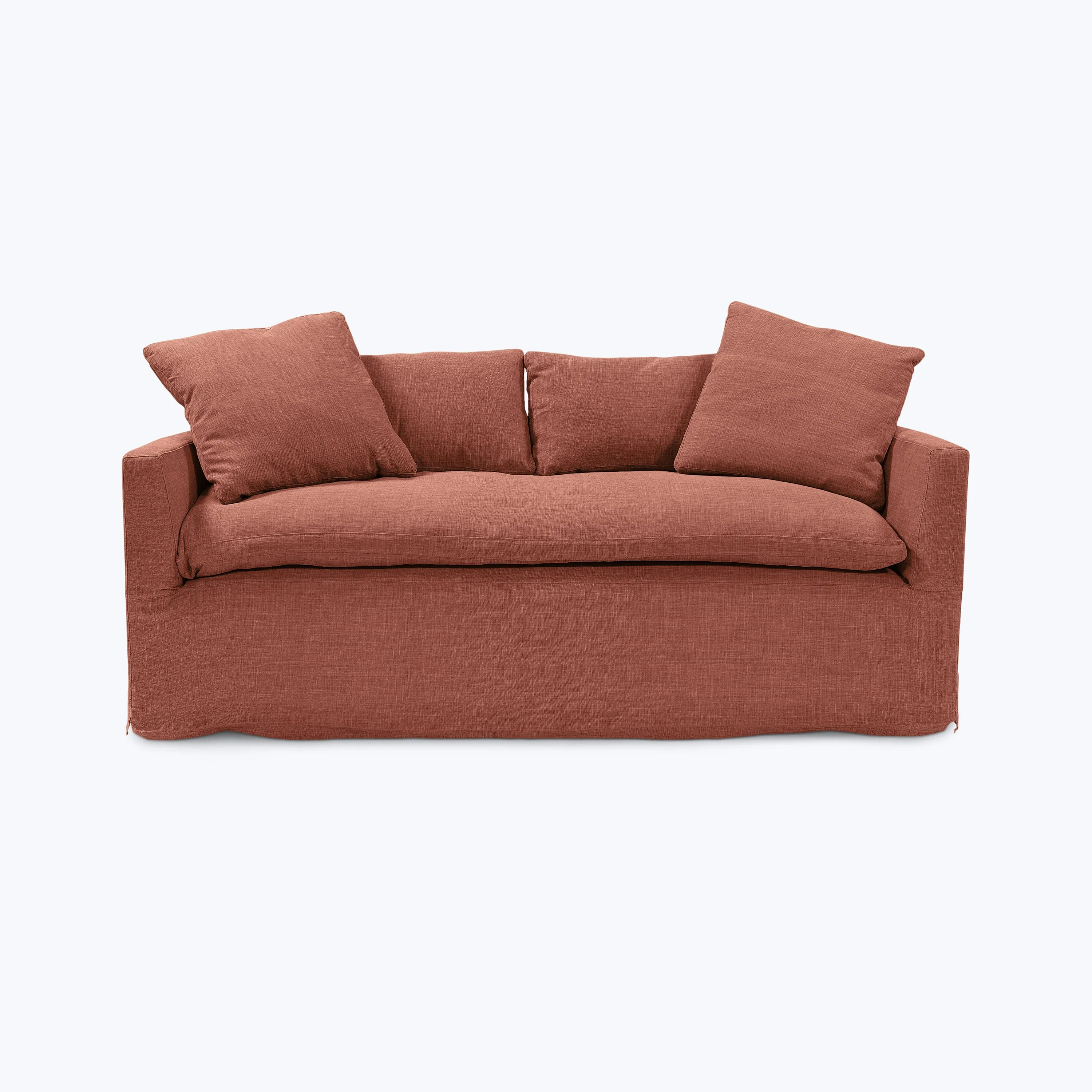 Havana Curved Slipcovered Sofa