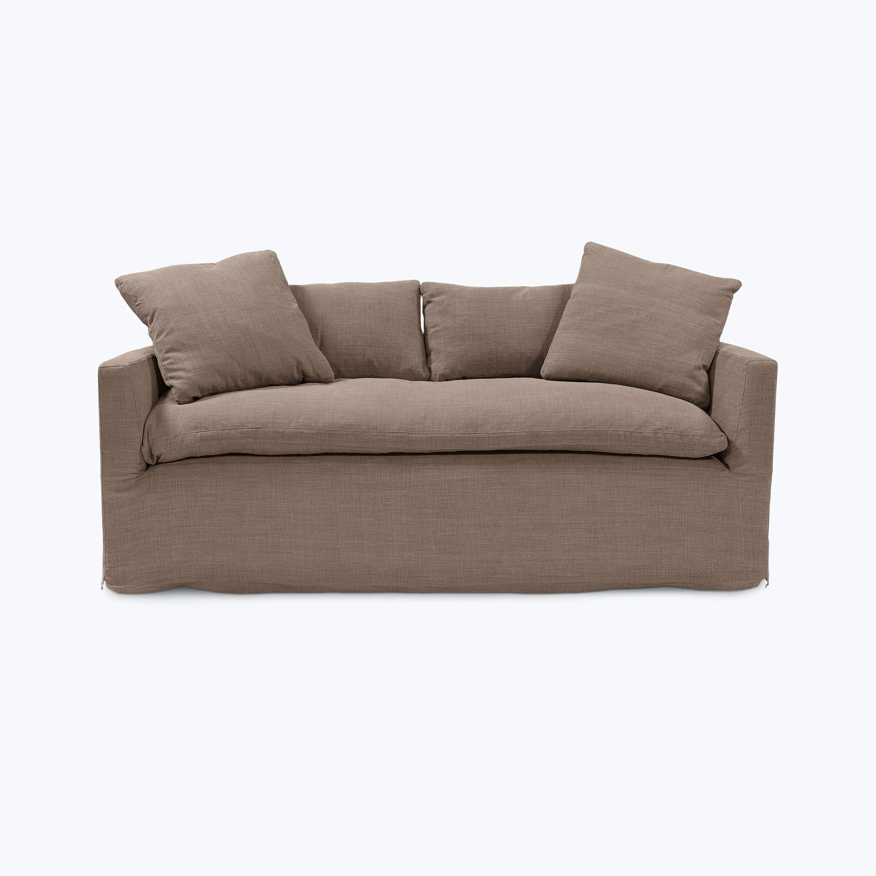 Havana Curved Slipcovered Sofa
