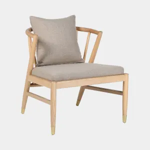 Hudson - Cushioned Spindle Chair In Fabric