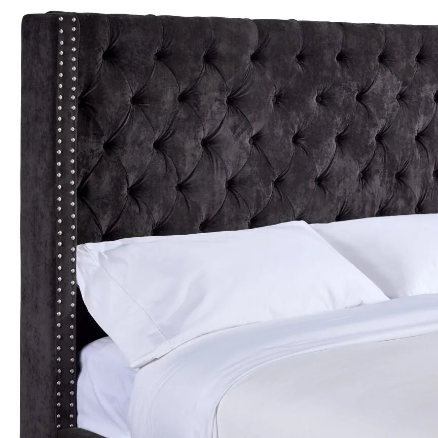 Jaden King Headboard - Brown