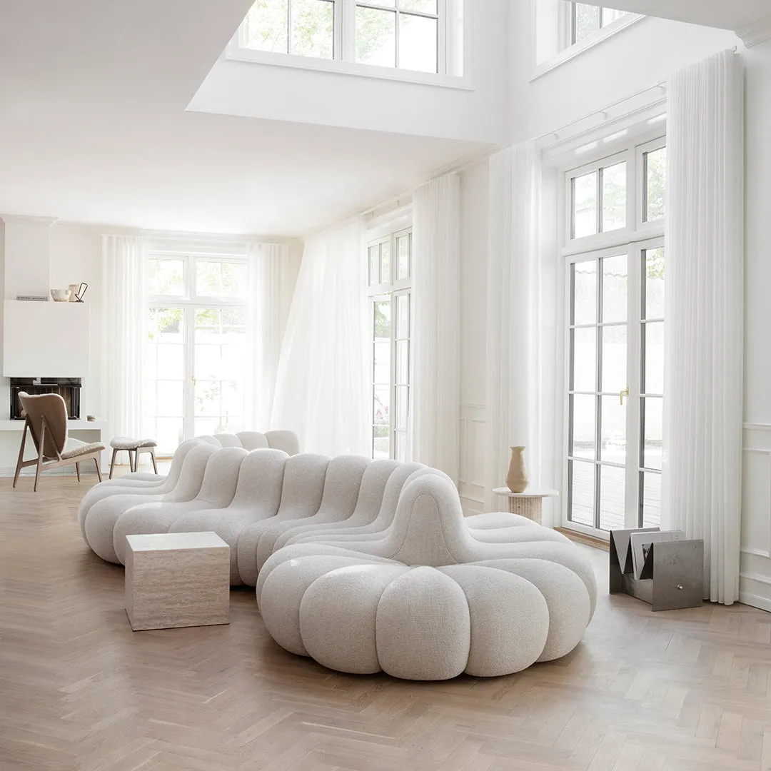 Jagger Lounge Modular Sofa w/ Side Upholstery Cover - Segments