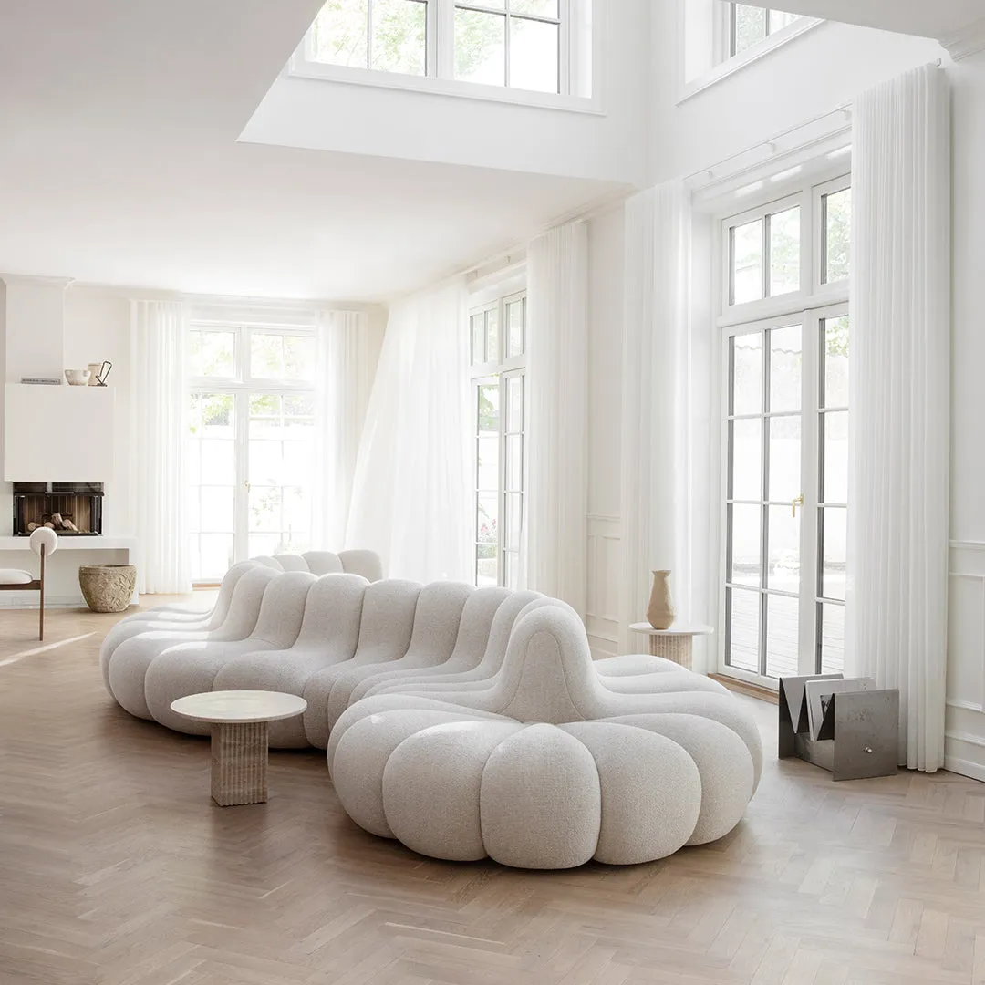 Jagger Lounge Modular Sofa w/ Side Upholstery Cover - Segments