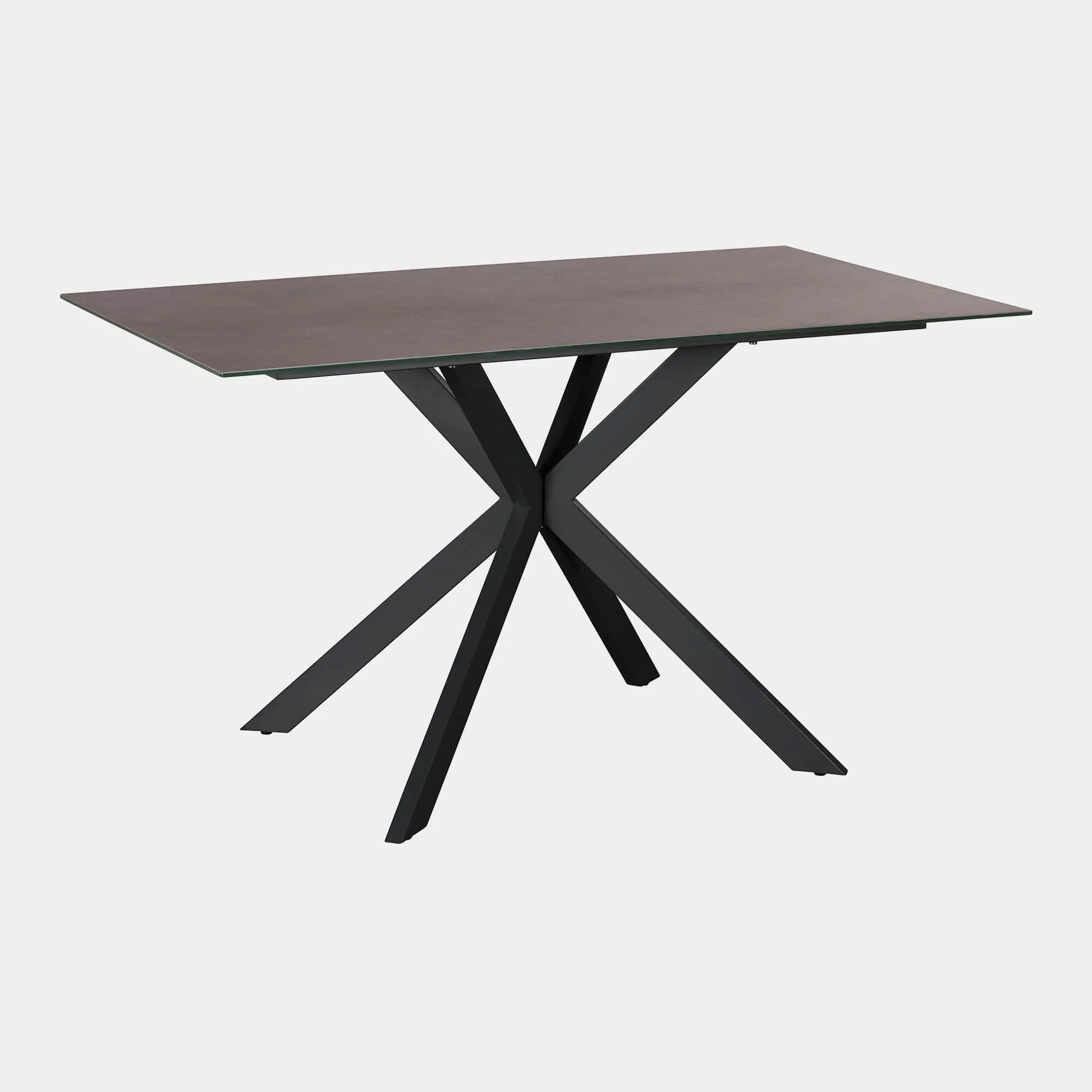 Jessica - 135cm Dining Table In Taupe Ceramic