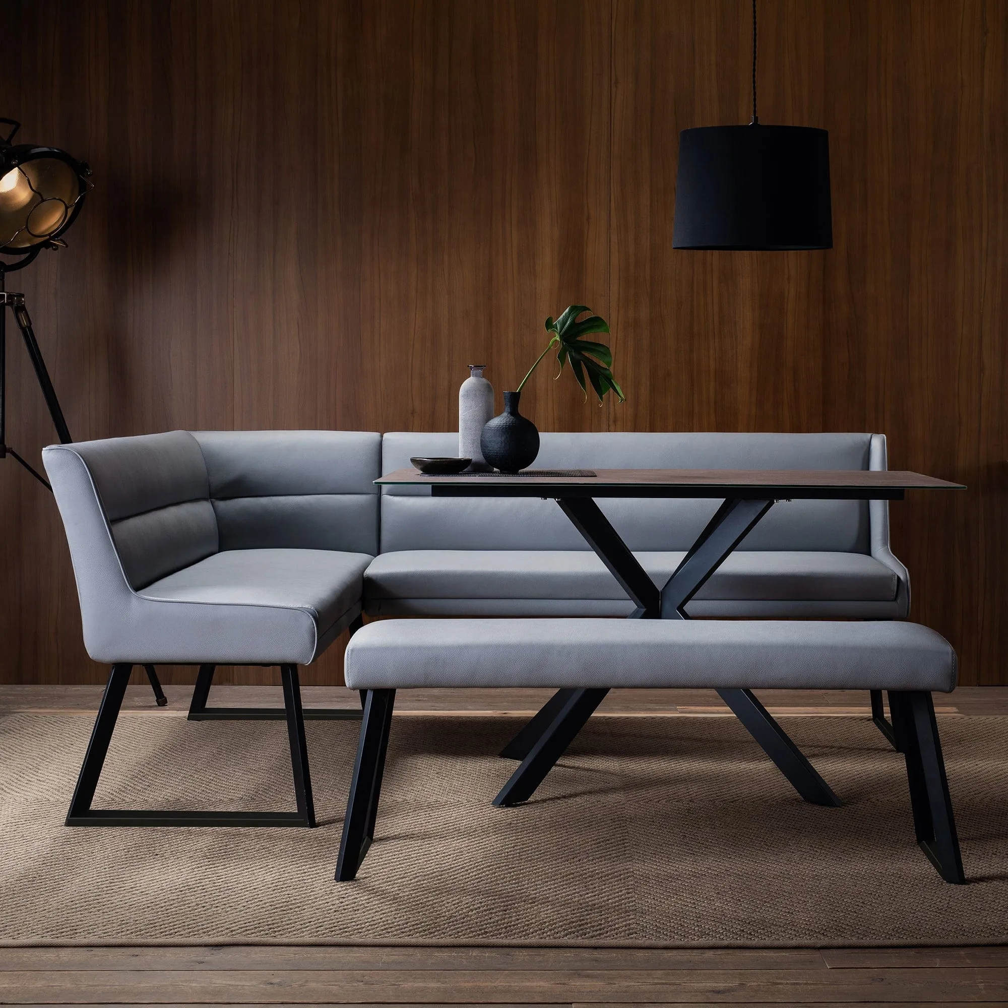 Jessica - 135cm Dining Table In Taupe Ceramic
