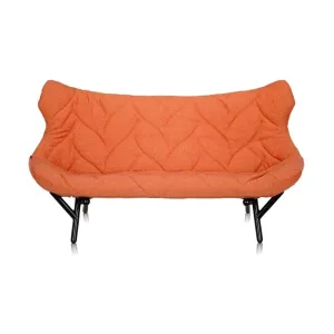 Kartell Foliage Sofa Trevira, Black/Orange