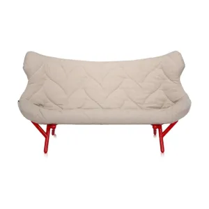 Kartell Foliage Sofa Trevira, Red/Beige