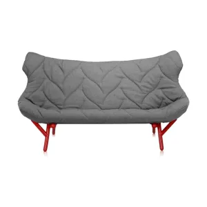 Kartell Foliage Sofa Trevira, Red/Grey