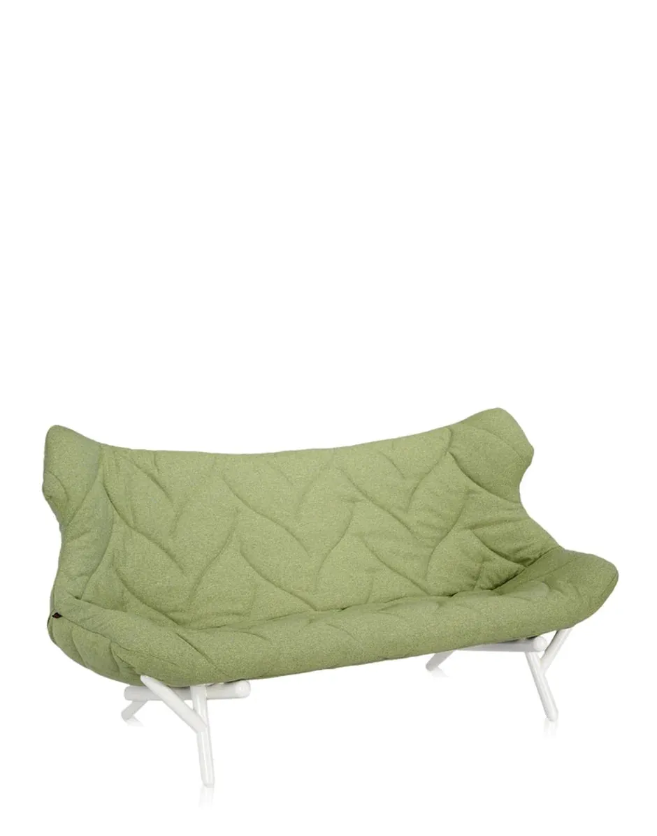 Kartell Foliage Sofa Trevira, White/Green