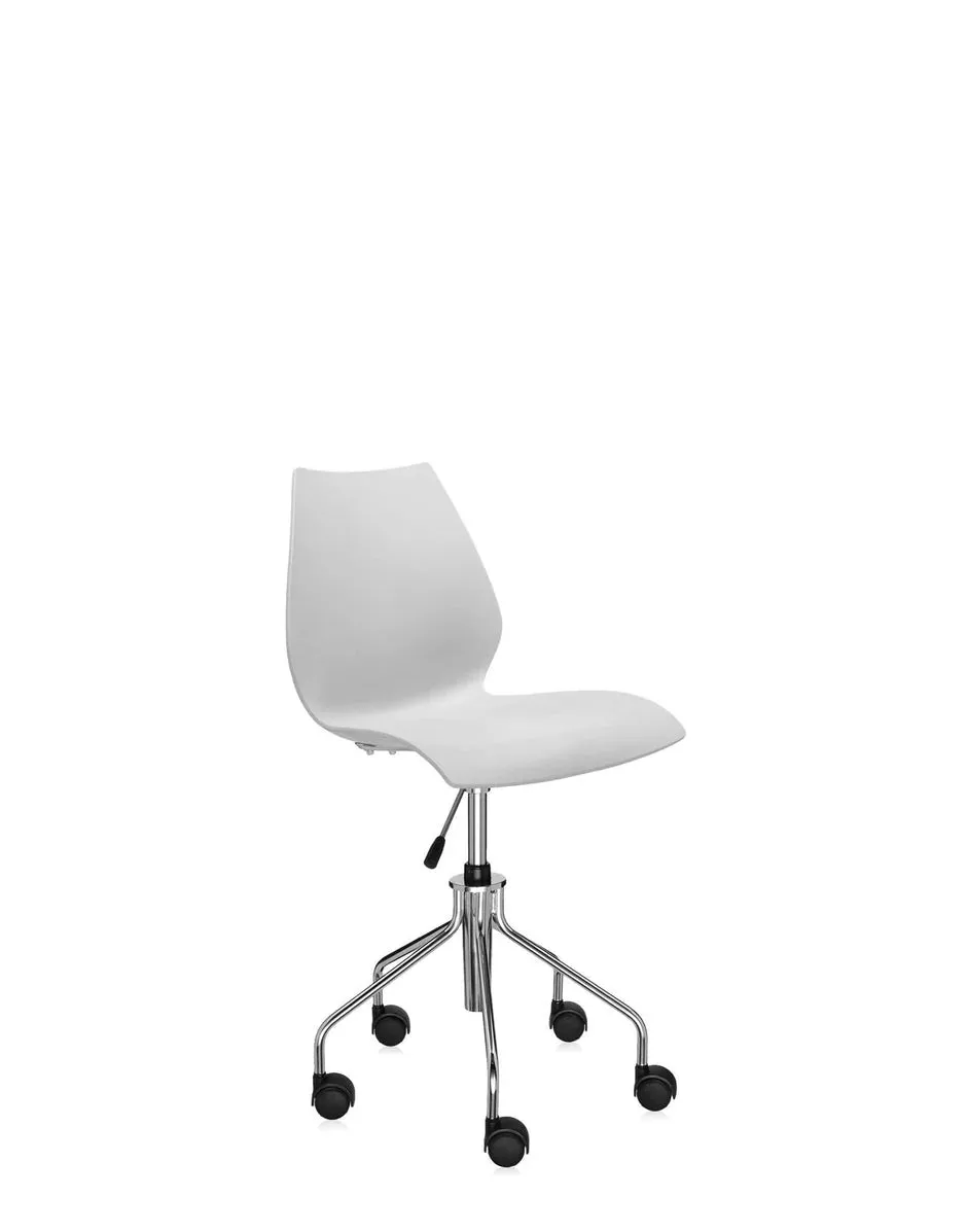Kartell Maui Swivel Chair, Light Grey