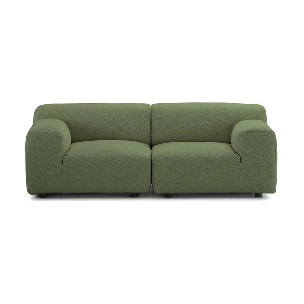 Kartell Plastics Duo 2 Seater Sofa Dx Orsetto, Green