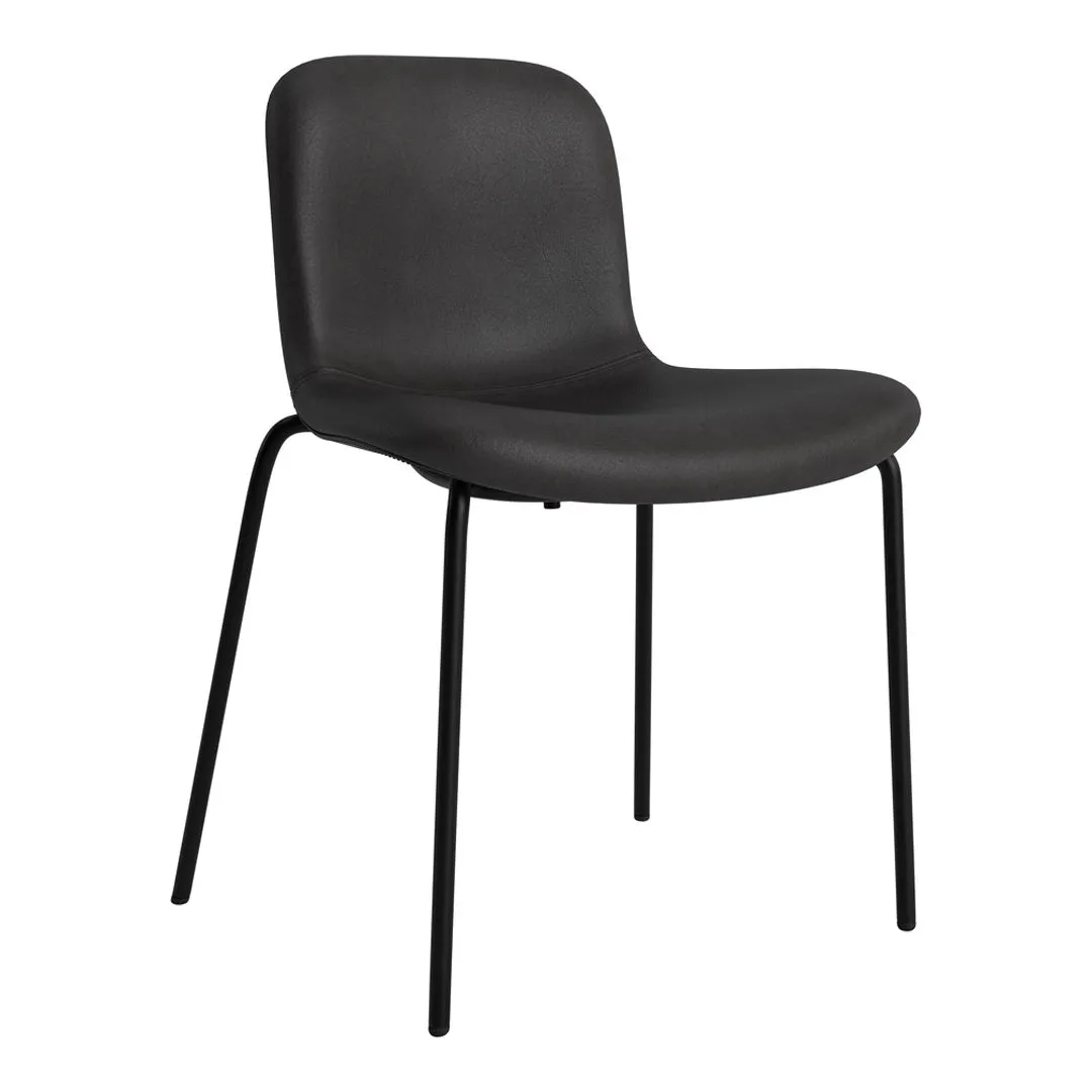 Langue Dining Chair - Steel - Soft Upholstered