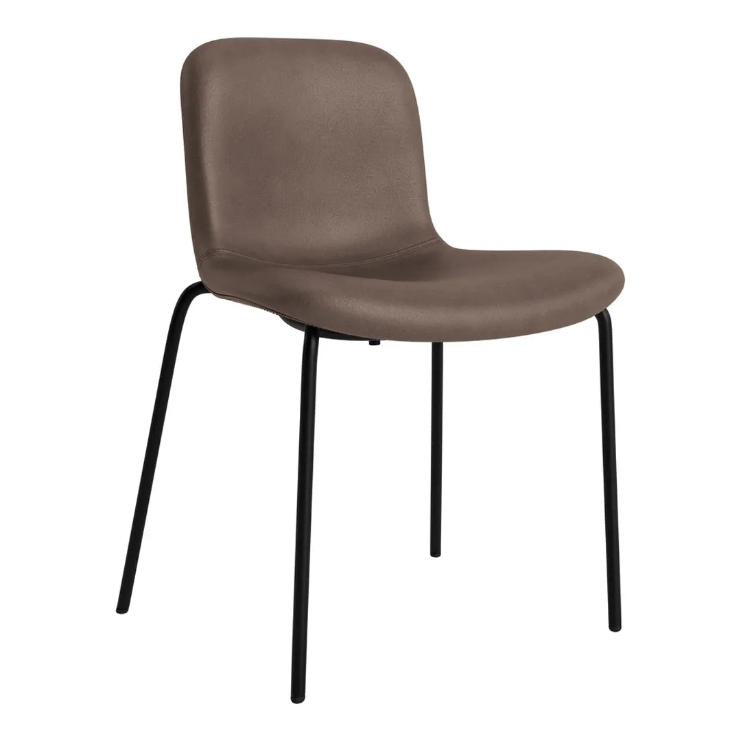 Langue Dining Chair - Steel - Soft Upholstered
