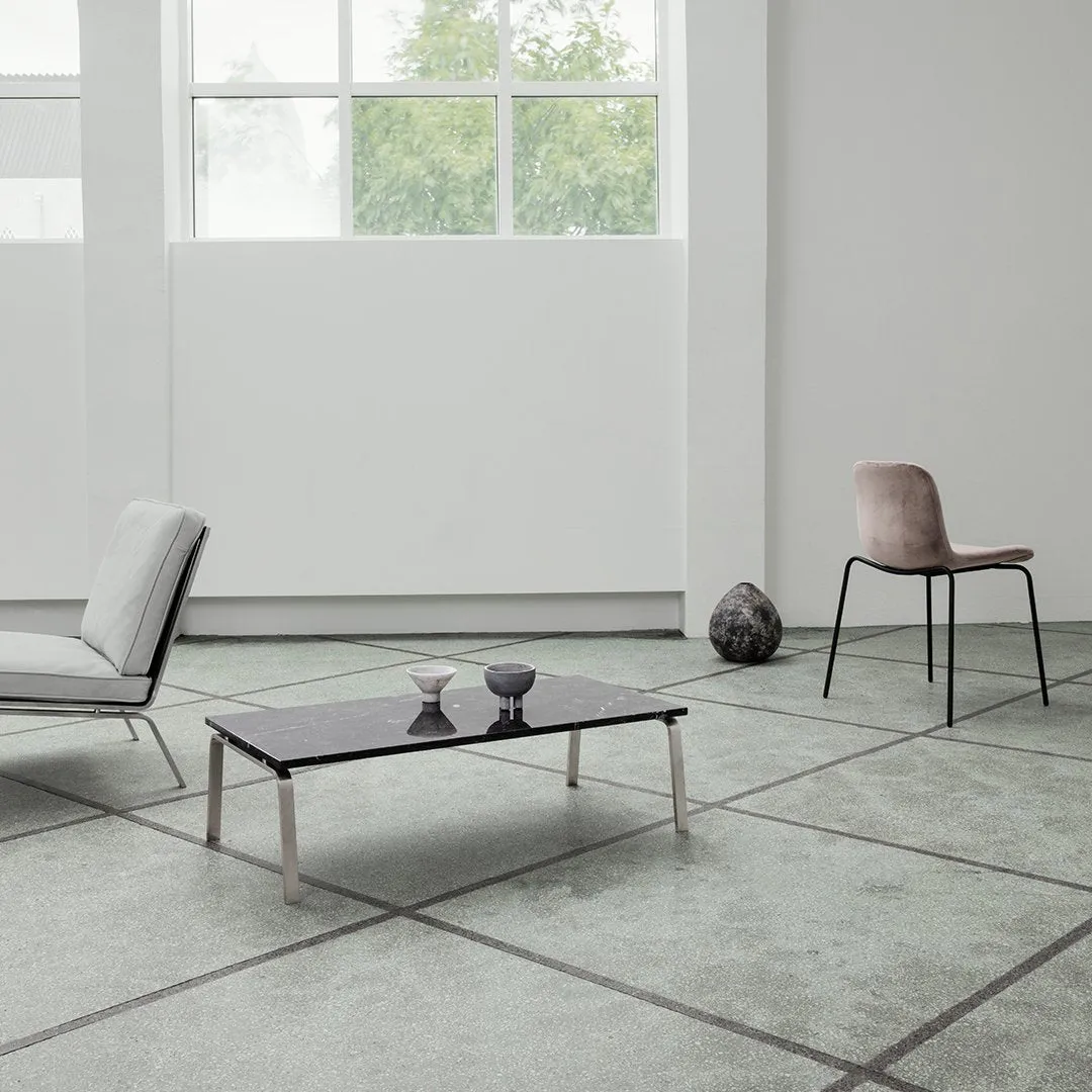 Langue Dining Chair - Steel - Soft Upholstered