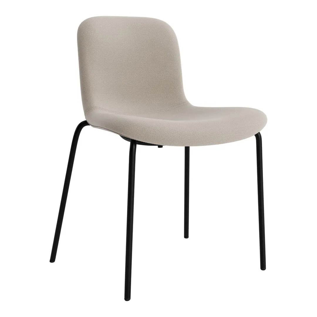 Langue Dining Chair - Steel - Soft Upholstered