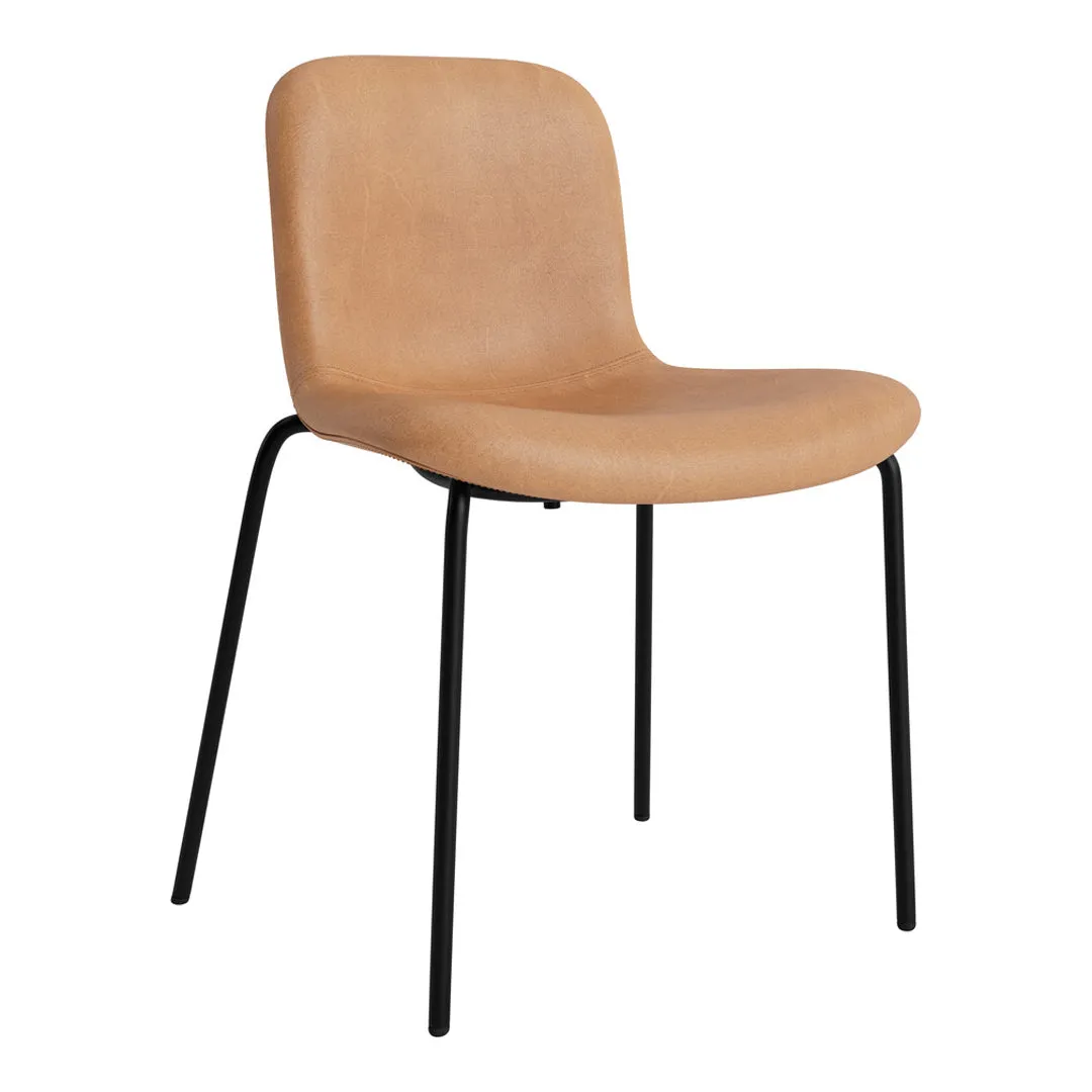 Langue Dining Chair - Steel - Soft Upholstered
