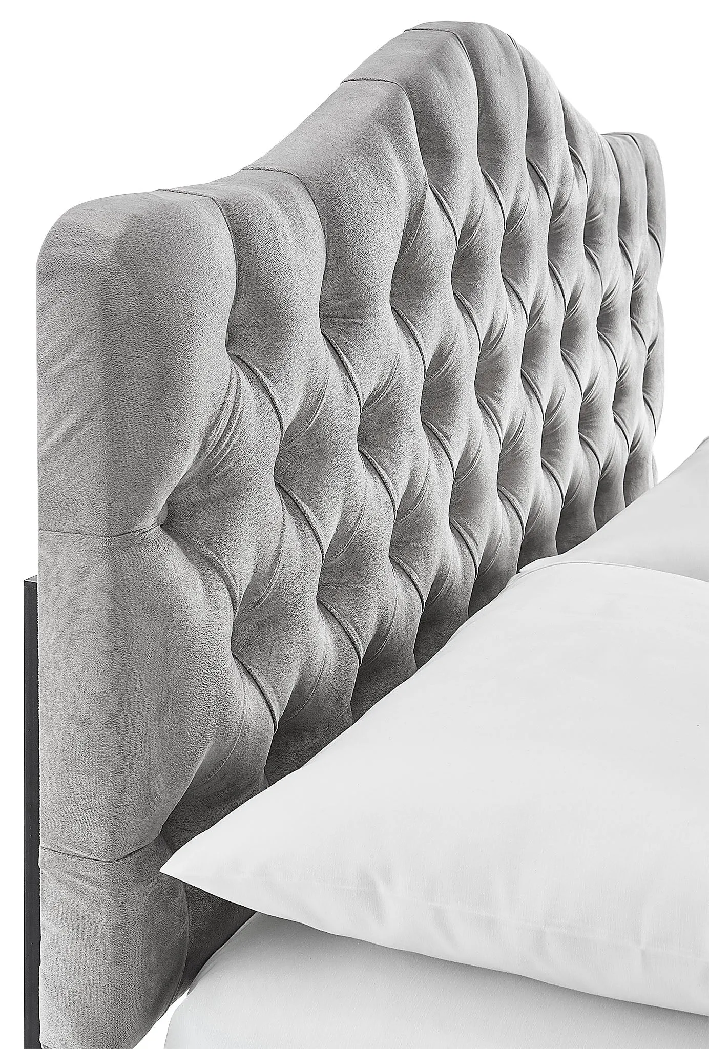 Lexa King Headboard - Light Grey