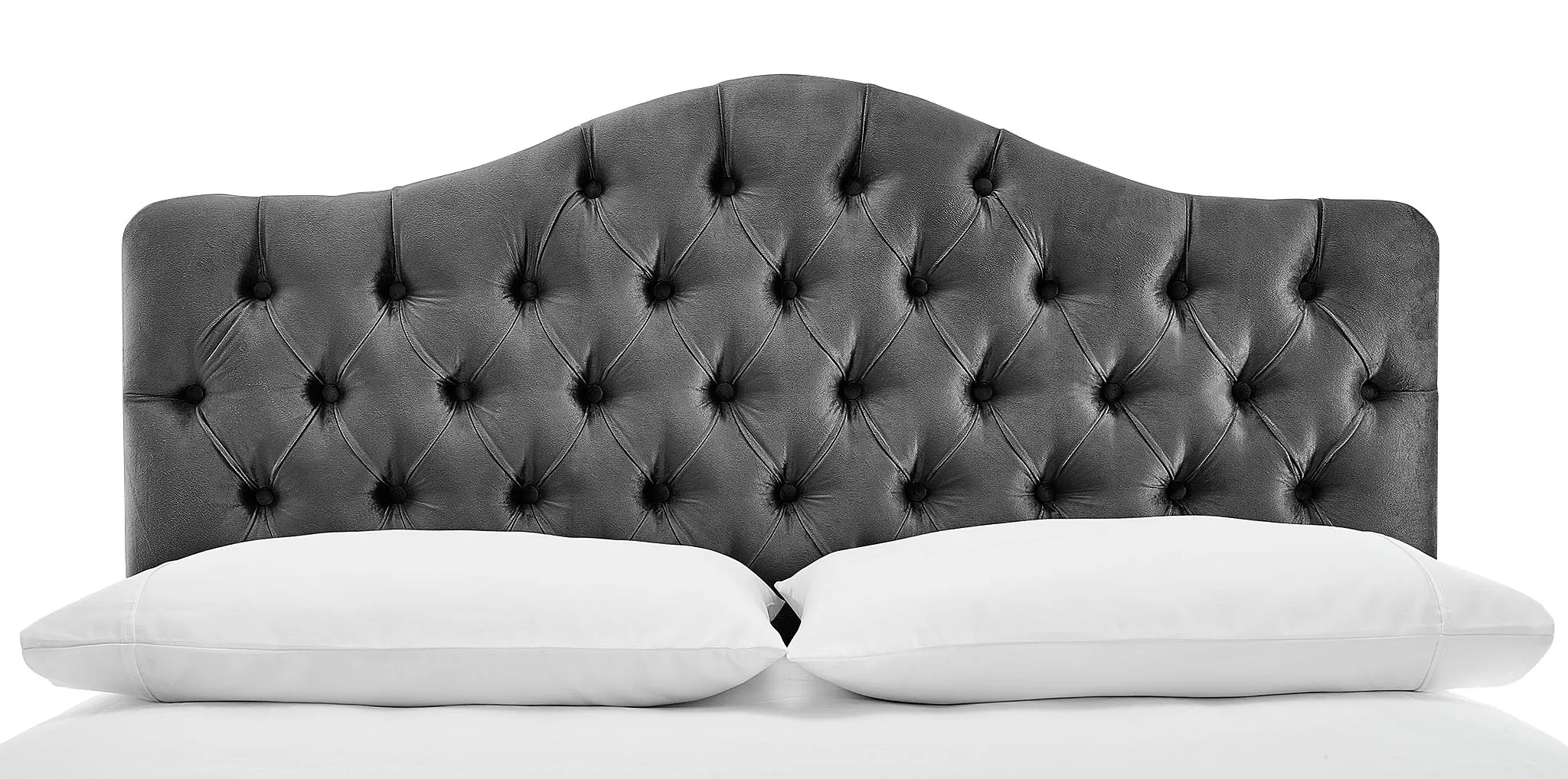 Lexa Queen Headboard - Dark Grey