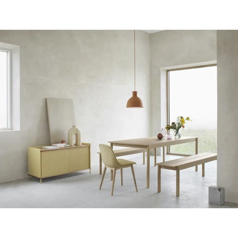 Linear Wood Table, Oak, 200 cm