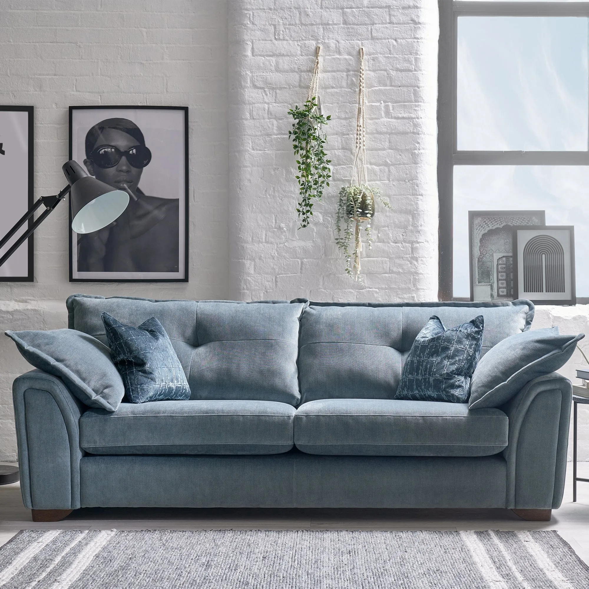 Lola - 3 Seat Sofa In Fabric