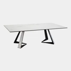 Loreto - Coffee Table In White Ceramic