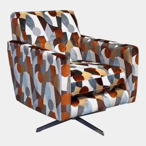 Lyon - Swivel Accent Chair In Fabric