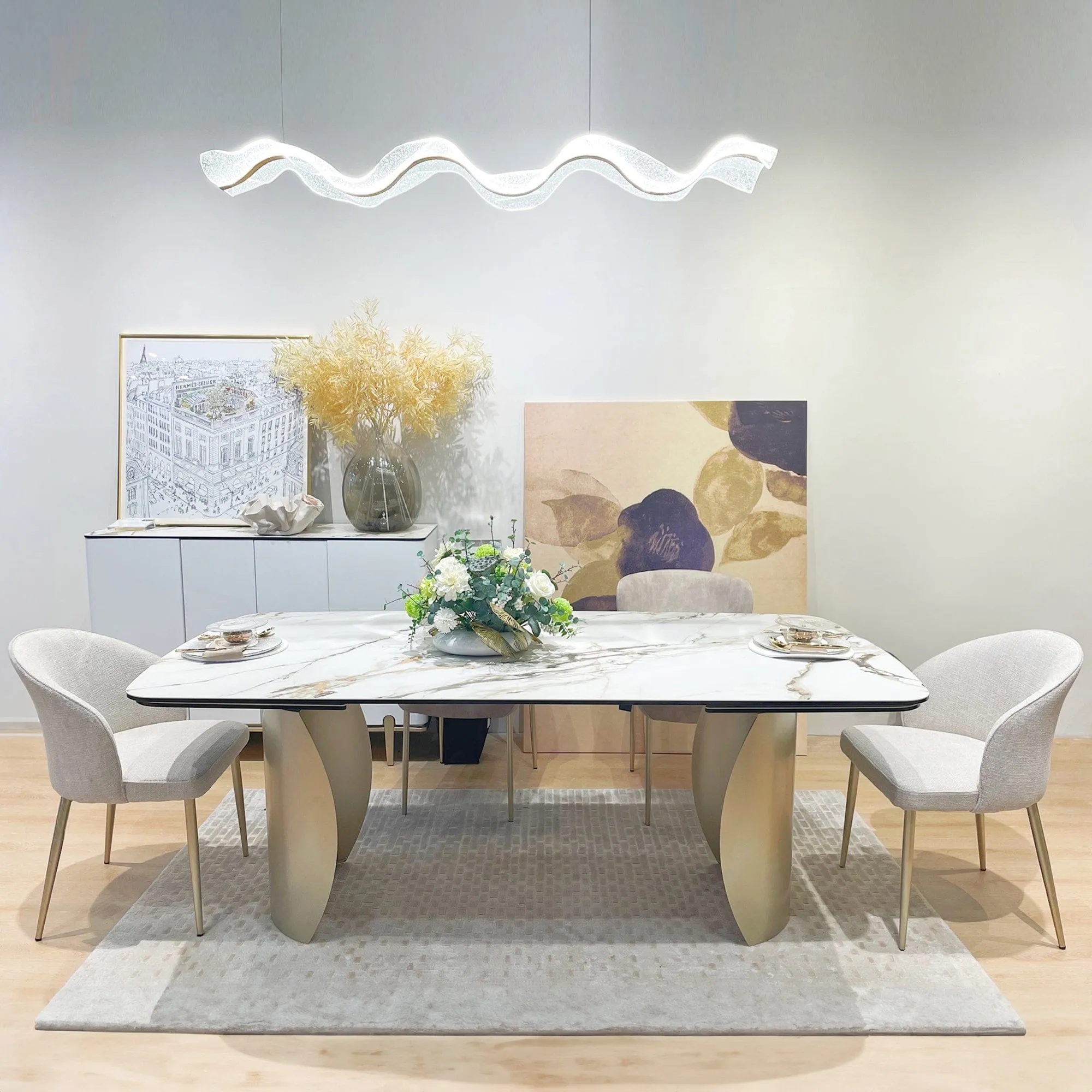 Majestic - Dining Chair In Beige Fabric