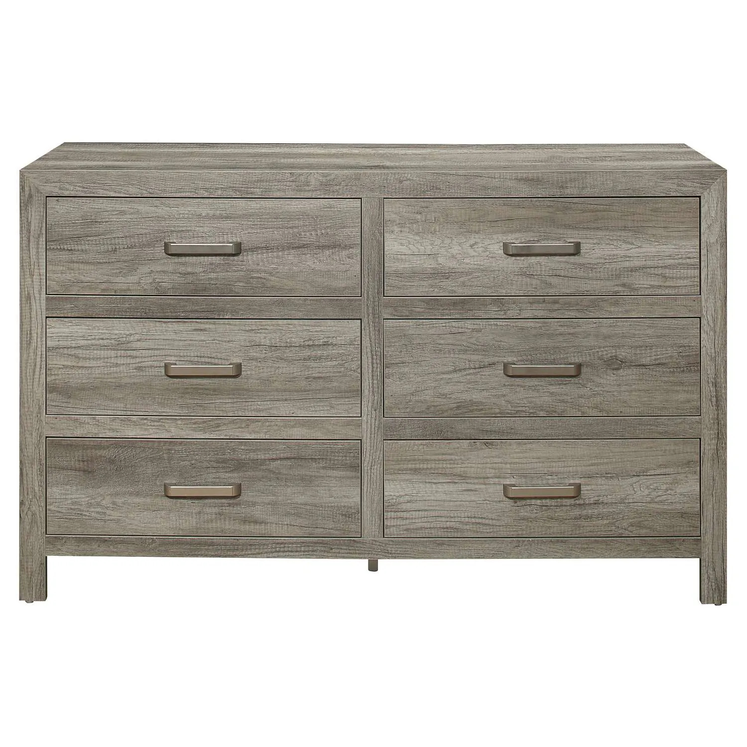 Mandan 6 Drawer Dresser - Weathered Grey